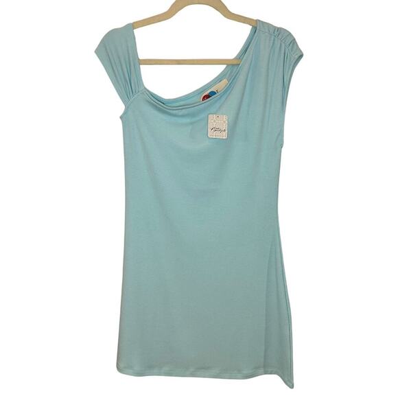 NWT Free People Cora Mini Dress – “Splash” – Size M – Coastal Cool Vibes 🌊 - Picture 5 of 11